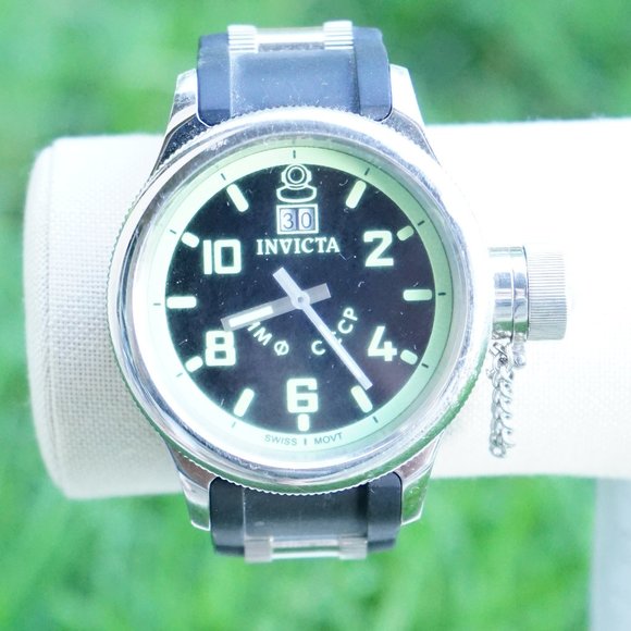INVICTA 4342 Russian Diver Watch + NEW BATTERY - Picture 8 of 15